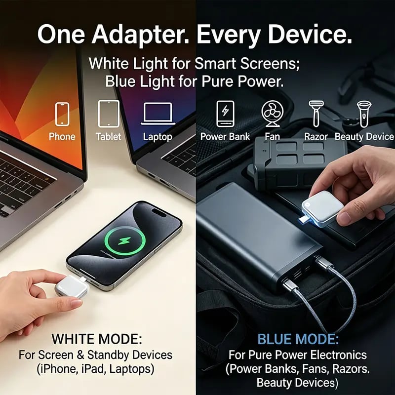 140W Physical-Disconnect Battery Guard, auto&self eject charger,Smart Auto-Stop Charging Accessory for Mobile Smartphones & Handheld Devices