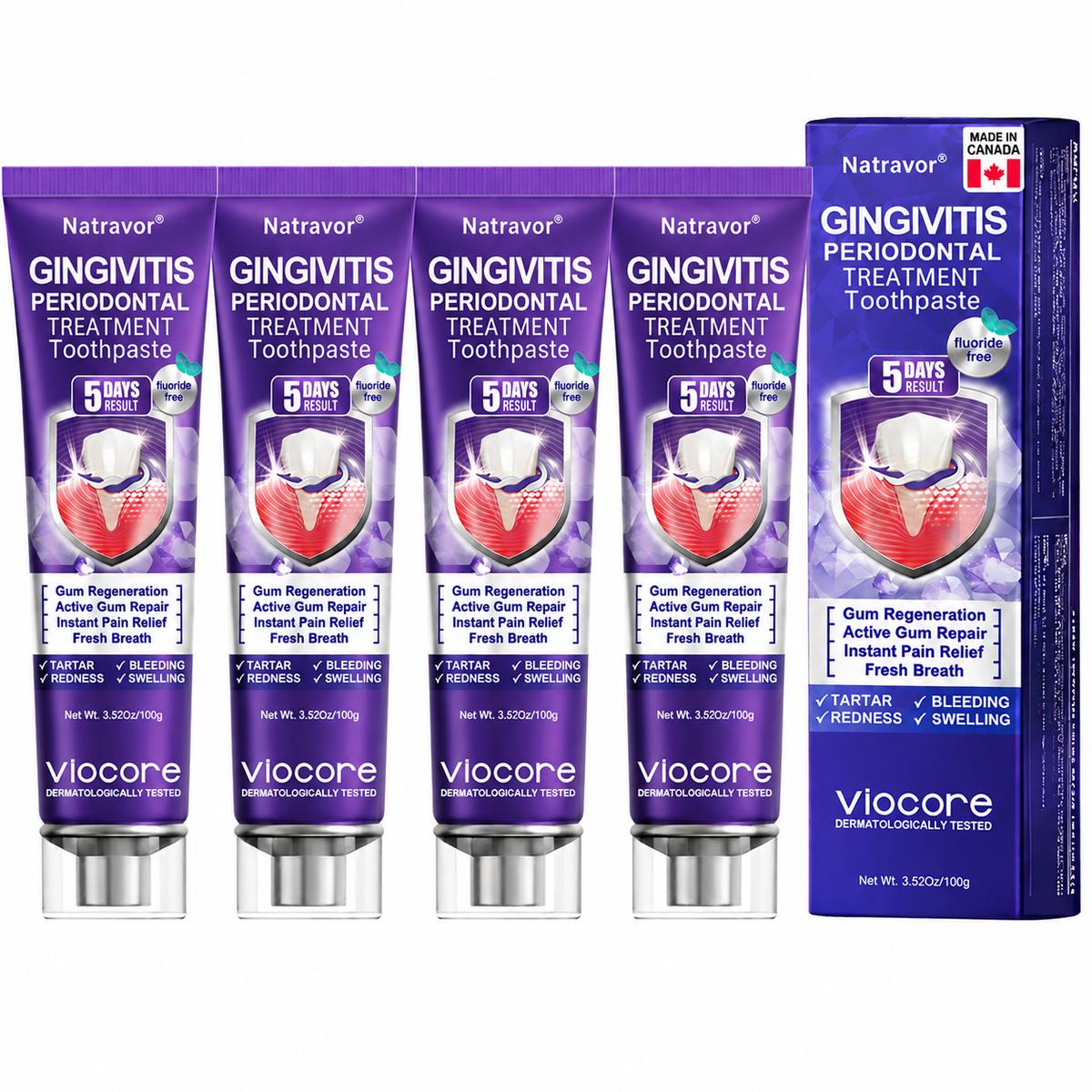 ๐ฆท๐๐๐ญ๐ซ๐๐ฏ๐จ๐ซยฎ VioCore Bee Venom Gingivitis & Periodontitis Treatment Toothpaste