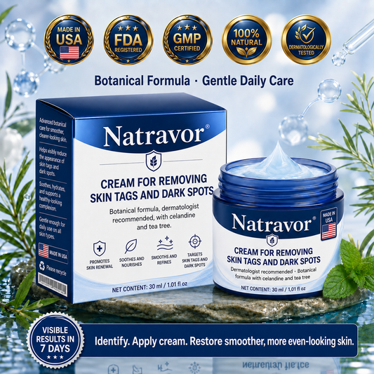 Natravor® 7-𝐃𝐚𝐲 𝐒𝐤𝐢𝐧 𝐓𝐚𝐠 & 𝐒𝐩𝐨𝐭 𝐄𝐫𝐚𝐬𝐞𝐫 𝐂𝐫𝐞𝐚𝐦 (Zero Pain, Zero 𝐒𝐜𝐚𝐫𝐬 Formula) 💎c