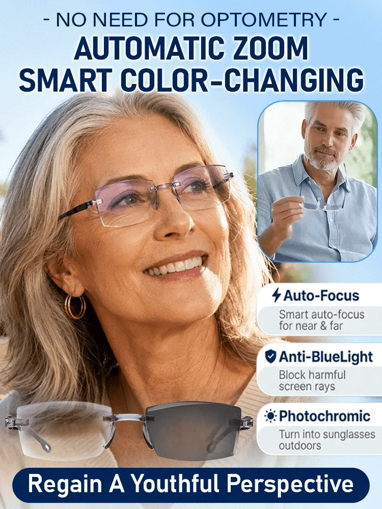 [Regain Your Youthful Vision] Smart Zoom Diamond-Cut Reading Glasses