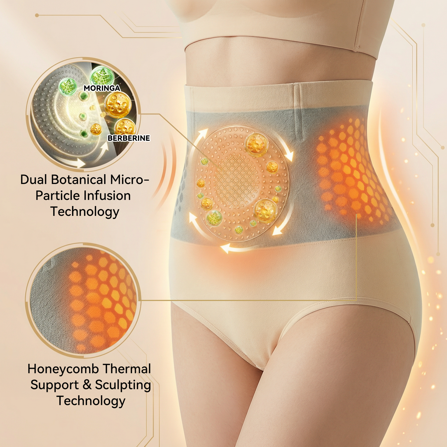 🎖️ Official Brand Store | Elmstr® 🐉✨ 2026 Moringa & Berberine 4-in-1 Micro-Particle Sculpting & Fat-Burn Shorts