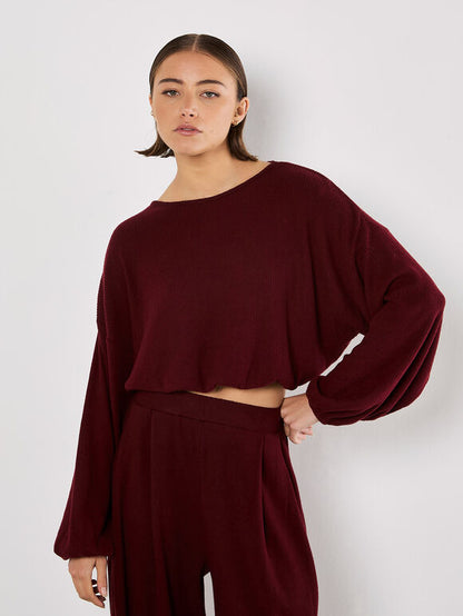 Soft Ribbed Crop Top