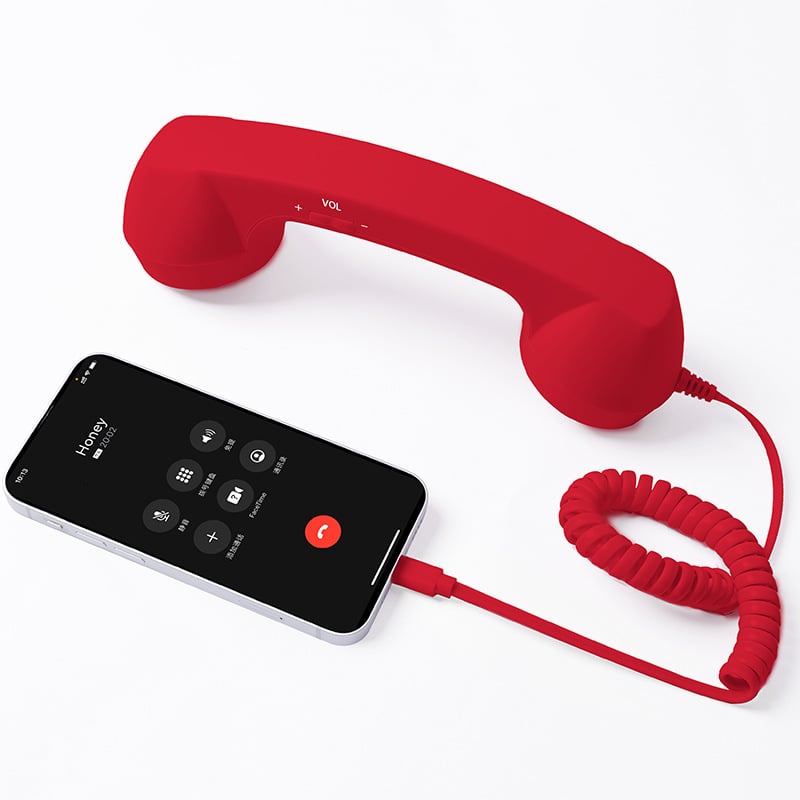 📞Retro Wired Telephone Handset for Smartphones | Vintage Style Phone Receiver