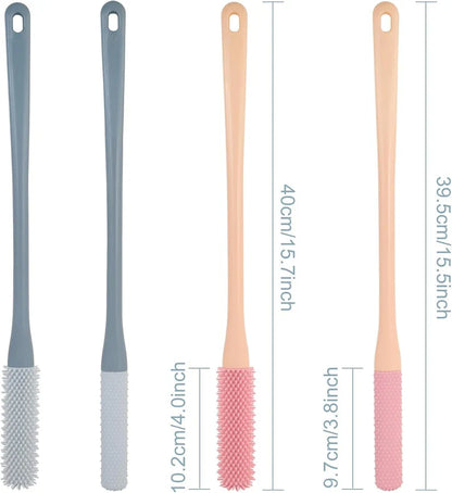 Long‑Handle Silicone Foot Cleaning Brush