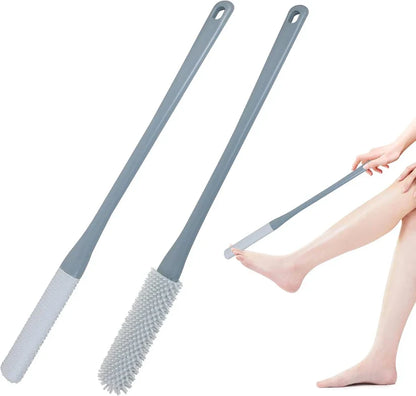 Long‑Handle Silicone Foot Cleaning Brush
