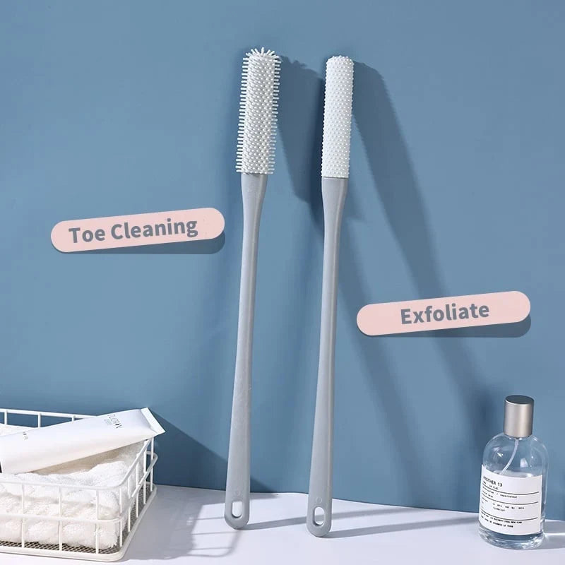 Long‑Handle Silicone Foot Cleaning Brush