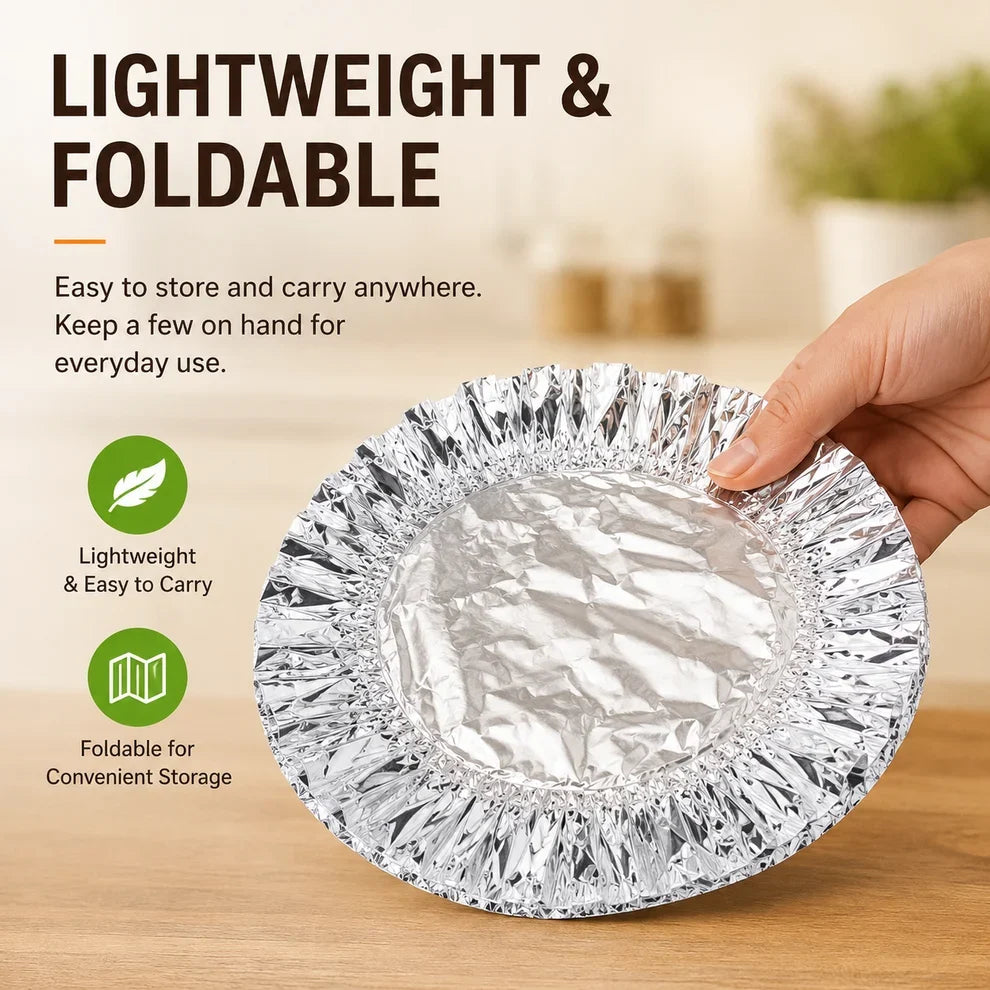 🧑‍🍳50K+ SOLD!✨ 💝Aluminum Foil Heat-retaining Cover (50pcs)