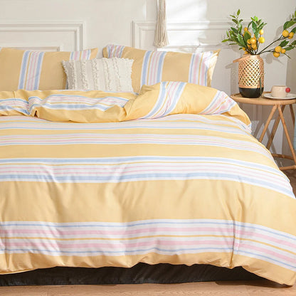 Black and White Bedding Set for Double Bed