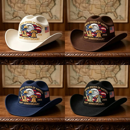 ⚡️Last Day 50% OFF - 250 Years Later — Still StandingTM Patriotic Cowboy Hat