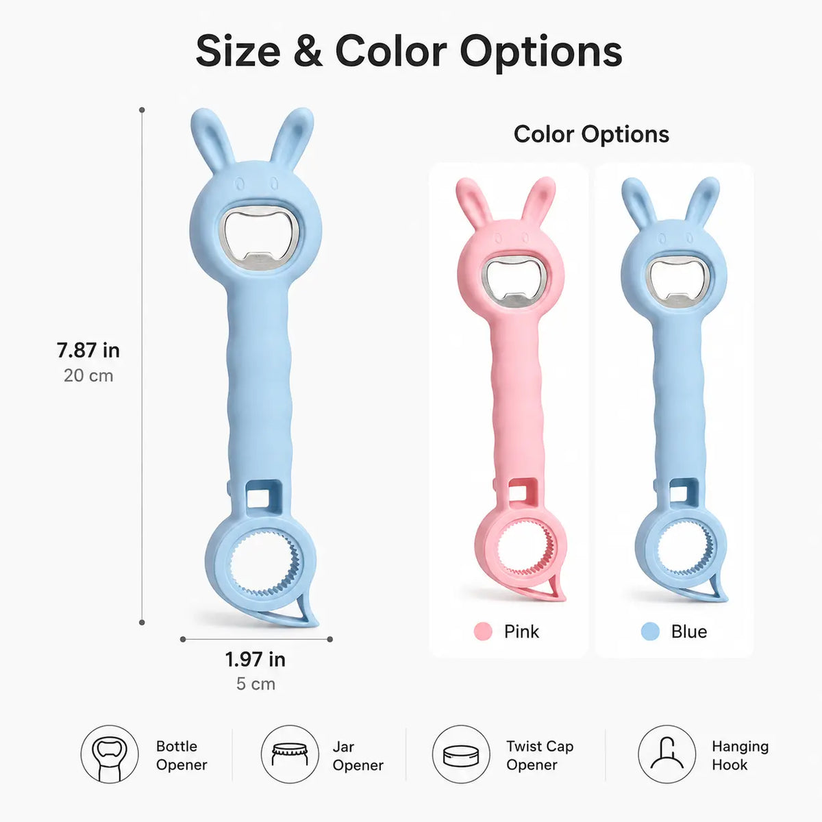 🍺Buy 1 Get 1 Free⚡4-in-1 Beer Bottle Opener – Easy Grip, Easy Open