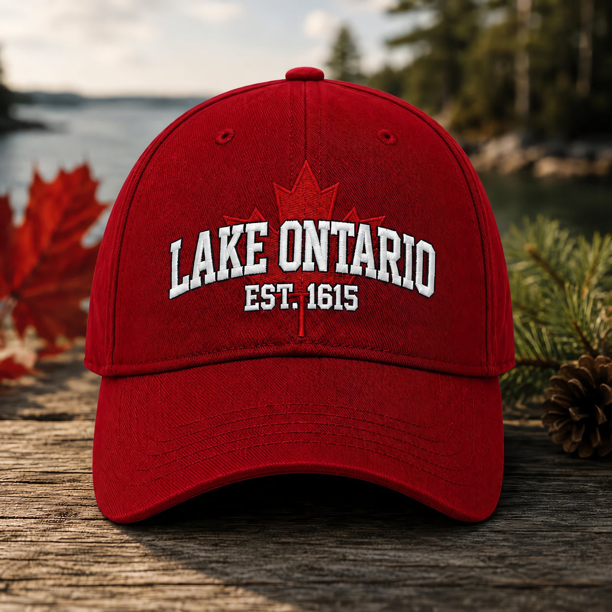 🍁Lake Ontario Forever – Heritage Embroidered Cap