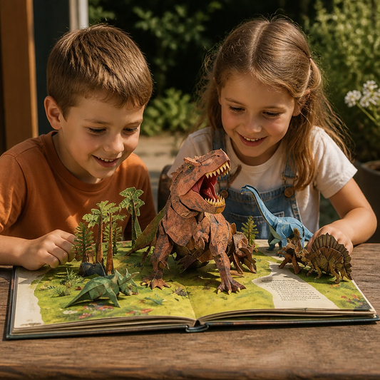 Interactive 3D Pop-Up Dinosaur Encyclopedia