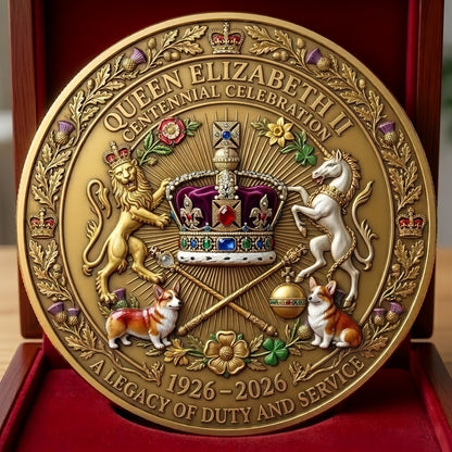 🎉Last Day 49% OFF -Queen Elizabeth II 100th Anniversary Commemorative Coin（1926-2026）