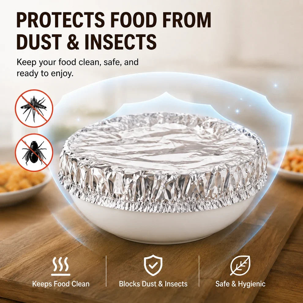 🧑‍🍳50K+ SOLD!✨ 💝Aluminum Foil Heat-retaining Cover (50pcs)