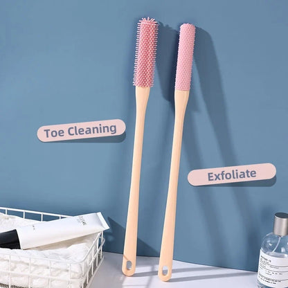 Long‑Handle Silicone Foot Cleaning Brush