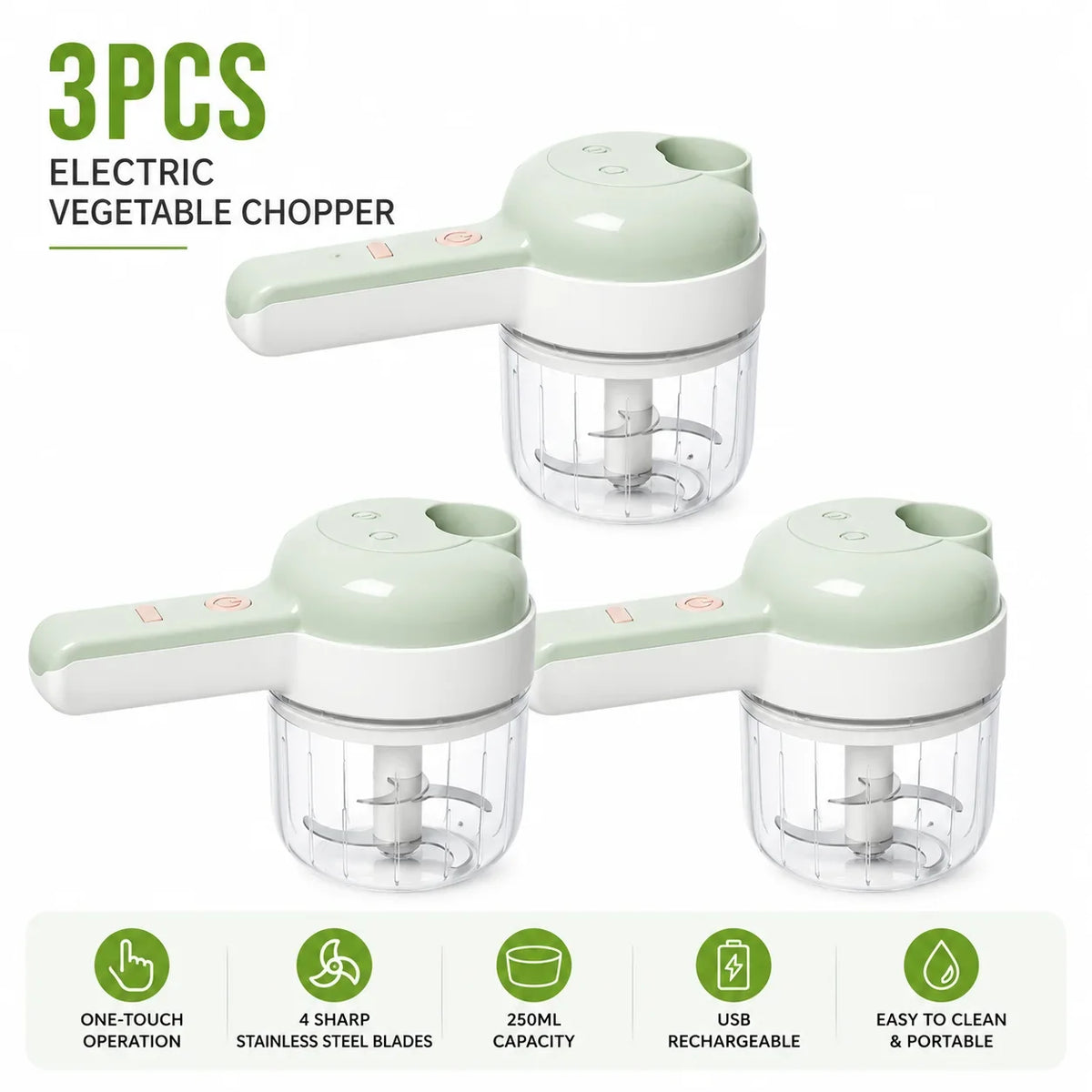 ⚡ Elorysa™ 4-in-1 Electric Vegetable Chopper — Prep Meals in Seconds