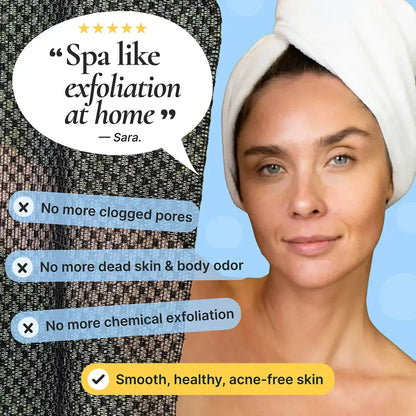 Aegiri Exfoliating Antibacterial Shower Towel
