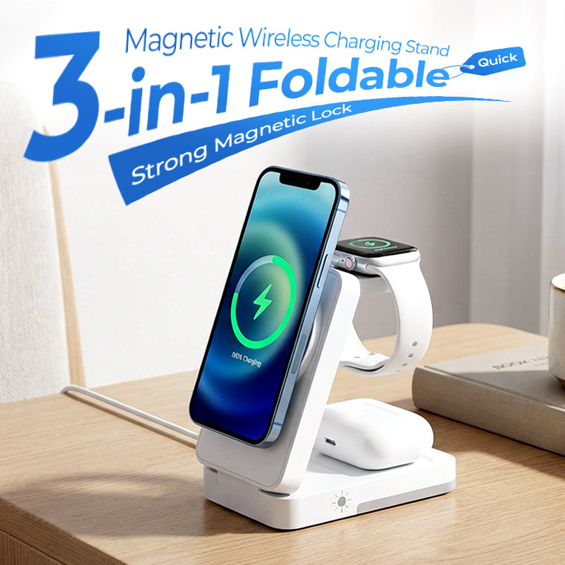 💡Miretha Wireless Charging Stand, Fast Charging Dock for iPhone with Adjustable Phone Stand Design