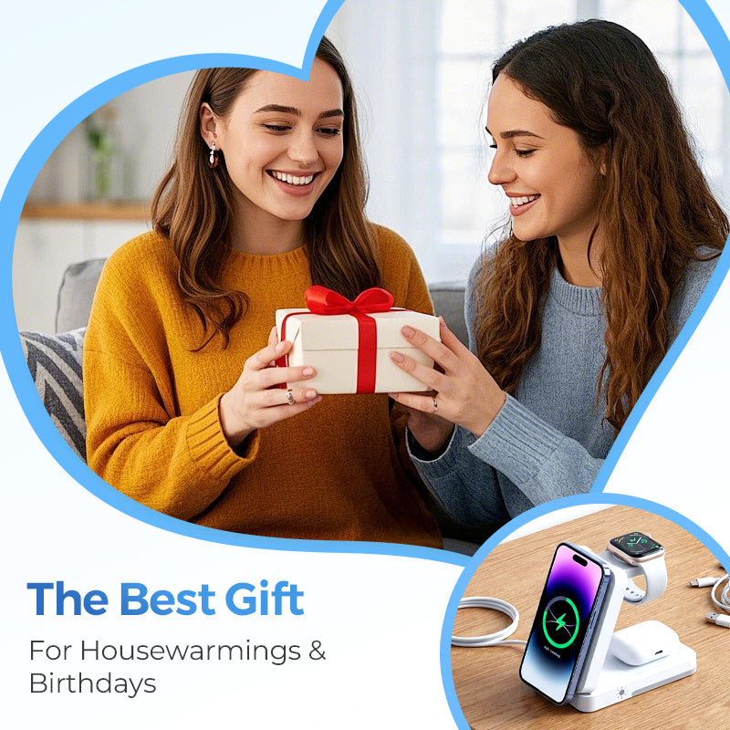 💡Miretha Wireless Charging Stand, Fast Charging Dock for iPhone with Adjustable Phone Stand Design